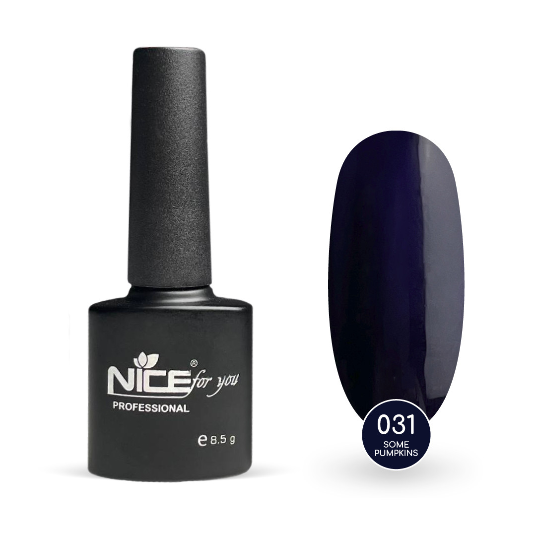 Гель-лак Nice for you Some Pumpkins Basic №031 Синьо-фіолетовий 8.5 г
