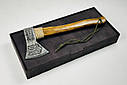 Сокира ручної роботи "Україна" у подарунковому кейсі, фото 3