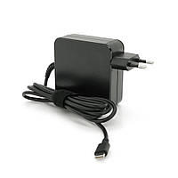 Блок живлення MERLION NEW для ноутбука LENOVO 65 W штекер Type-C, довжина 0,9 м + кабель живлення