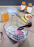 Набір дослідів дитячий бокс для спостережень бінокль компас сачок ліхтарик в кор 21,4*14,2*15,8см (229), фото 4