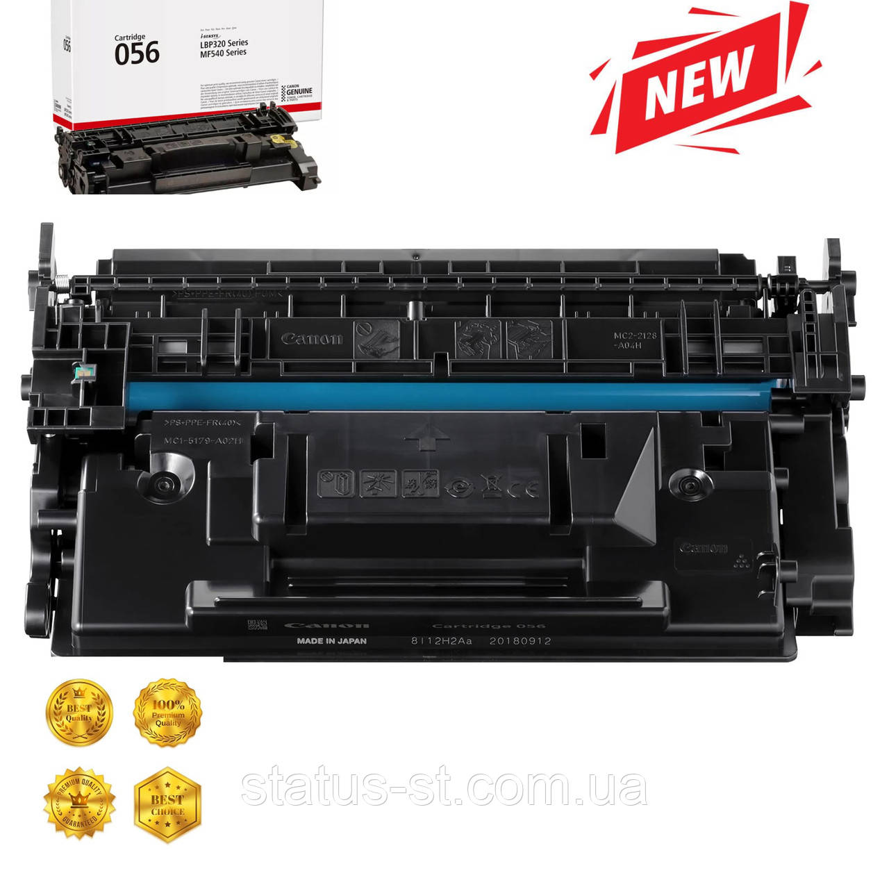 Картридж Canon 056 для принтеров i-sensys MF542x, MF543x, LBP325x (без чіпа) аналог