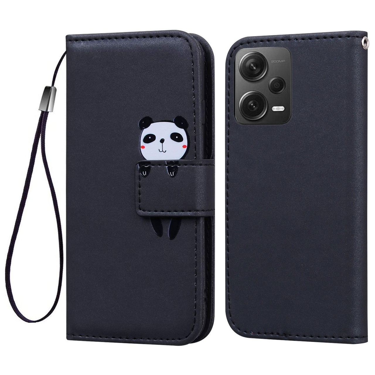 Чохол-книжка Animal Wallet для Xiaomi Redmi Note 12 Pro Plus 5G Panda, фото 1