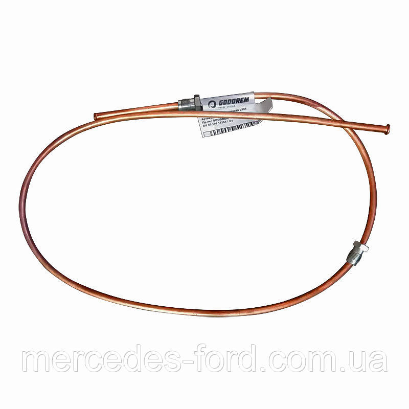 Трубка гальмівна мідна задня/передня ліва (90 см) Ford Transit 2.5 D дизель / 2.0 бензин Форд Транзит 1986-2013, RM7080, фото 1