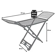 Підлогова сушарка для білизни Casa Si Resin 20m (White), фото 4