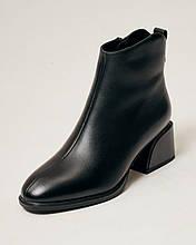 Черевики на підборах Suny Liana 1802 36 чорний велюр