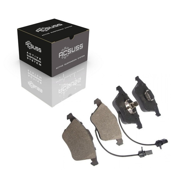 АКСУСС Корея! Гальмівні колодки Audi A4 B7 8EC (2004-08) Ауді А4. Передні. З датчиками! GDB1554 , FDB1827 , FDB1629