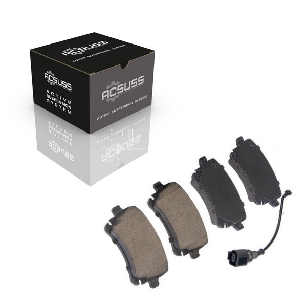 АКСУСС Корея! Гальмівні колодки Audi A6 С5 4B2 (2001-05) Ауді А6. Задні. З датчиками! GDB1508 , FDB1408