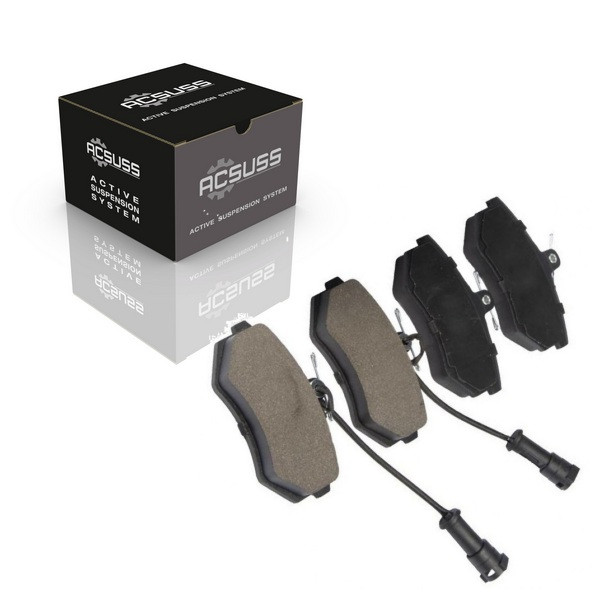 АКСУСС Корея! Гальмівні колодки Audi 90 (1987-91) Ауді 90. Передні. З датчиками! GDB404 , FDB954