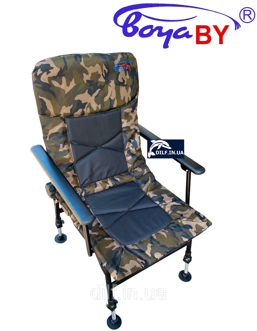 Крісло коропове BoyaBy TFC088 камуфляж (120 кг)