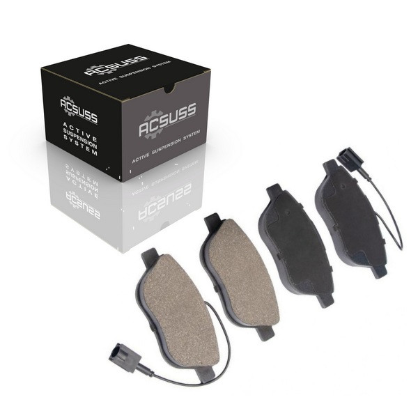 АКСУСС Корея! Гальмівні колодки Fiat Stilo (2001-08) Фіат Стіло. Передні. З датчиками! GDB1483 , FDB1467