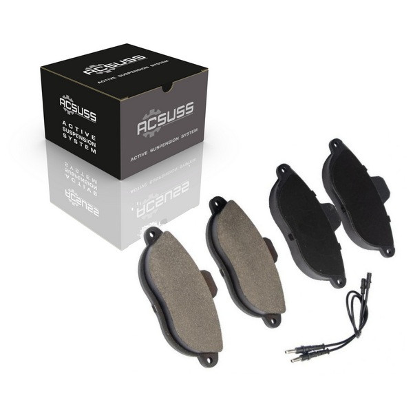 АКСУСС Корея! Гальмівні колодки Peugeot 806 (1994-02) Пежо 806. Передні. З датчиками! GDB1216 , FVR1002