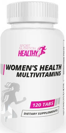 Вітаміни та мінерали для жінок Healthy Sport Nutrition Women`s Health Multivitamins 120 таб, фото 1