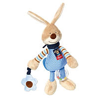 М'яка дитяча іграшка Заєць sigikid 38676SK 27 см, з шарфиком, Lala.in.ua