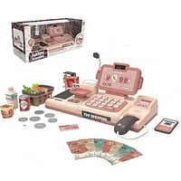 Дитячий іграшковий касовий апарат Міні каса зі сканером, вагами і стрічкою для продуктів Metr+ 888 J