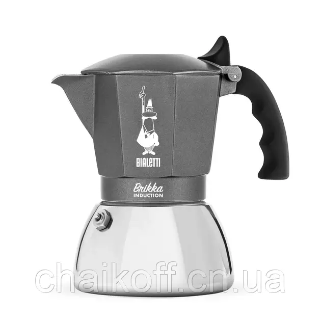 Гейзерная кофеварка Bialetti Brikka Induction на 4 чашки  (оригинал)