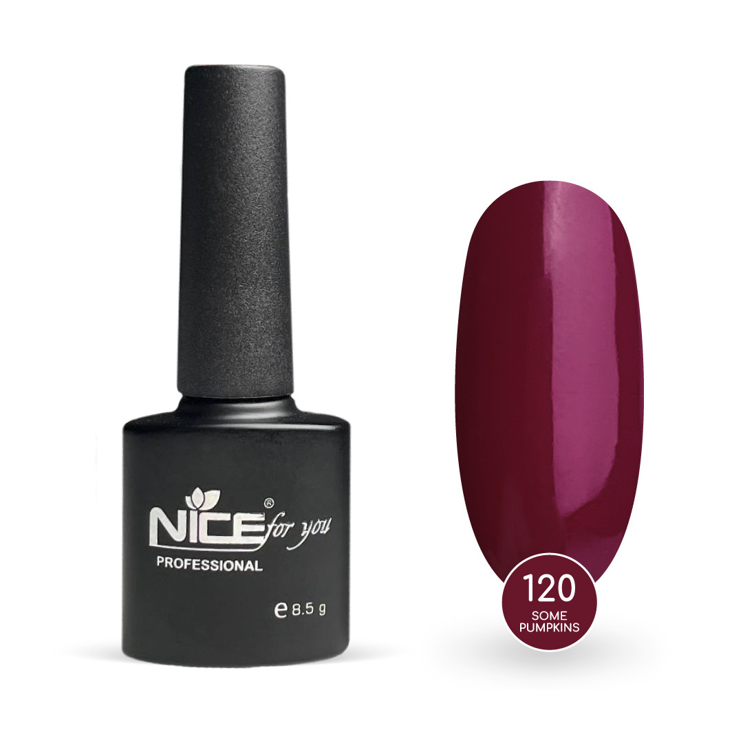 Гель-лак Nice for you Some Pumpkins Basic №120 Ожиновий 8.5 г