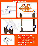 Дитяча ігрова траса трек космічна станція 128 деталей із супутниками шатлами та космонавтами конструктор, фото 4