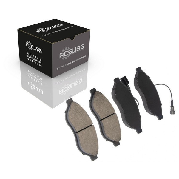 АКСУСС Корея! Гальмівні колодки Peugeot Boxer (2006-) Пежо Боксер. Передні. З датчиками! GDB1681 , FVR1924 , FVR1923