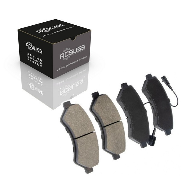 АКСУСС Корея! Гальмівні колодки Fiat Ducato (2002-) Фіат Дукато. Передні. З датчиками! GDB1703 , FVR1926 , FVR1925