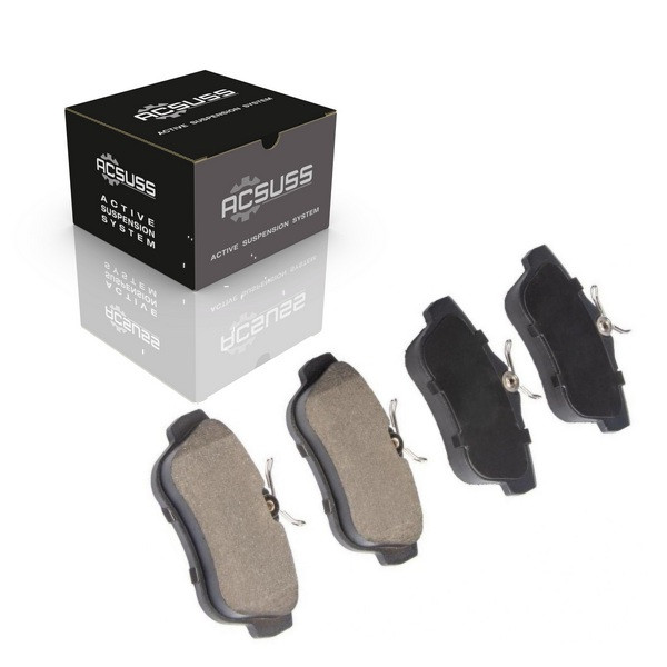 АКСУСС Корея! Гальмівні колодки Citroen Jumpy II (2007-) Сітроен Джампі. Задні. GDB1740 , FVR1772