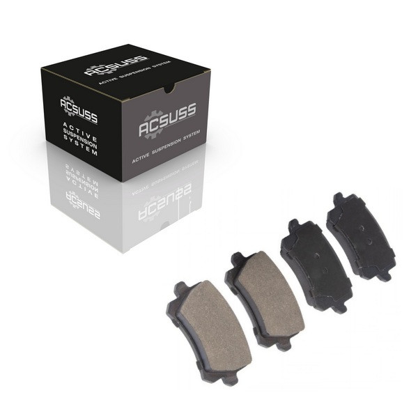 АКСУСС Корея! Гальмівні колодки Seat Toledo III (2007-09) Сеат Толедо. Задні. GDB1763 , FDB4058