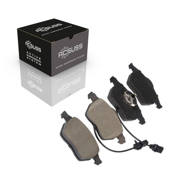 АКСУСС Корея! Гальмівні колодки Audi A6 C6 4F2 (2004-11) Ауді А6. Передні. З датчиками! GDB1307 , GDB1488 , FDB1323 , FDB1717 ,