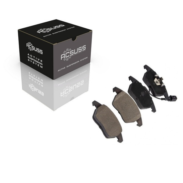 АКСУСС Корея! Гальмівні колодки Skoda Roomster (2006-15) Шкода Ромстер. Передні. З датчиками! GDB1550 , FDB1641