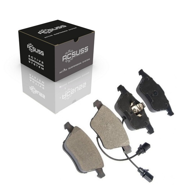 АКСУСС Корея! Гальмівні колодки Audi TT (2006-14) Ауді т. Передні. З датчиками! GDB1809 , FDB4223