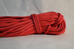 Шнур плетений 6 мм . 50 м(0,250 кг) . червоний