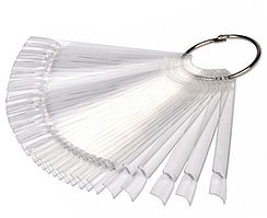 Типси віяловий прозорий квадрат 50 шт.