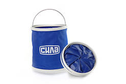 Відро складане 11 л синій (blue) СИЛА 961005