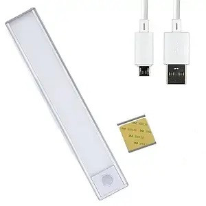 Портативна LED лампа HYSS 20см з датчиком руху. Акумуляторний світильник USB