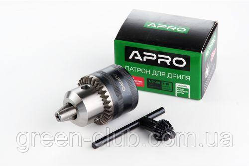 Патрон для дриля з ключем 1/2-20, 3,0-16 мм APRO 898902, фото 1