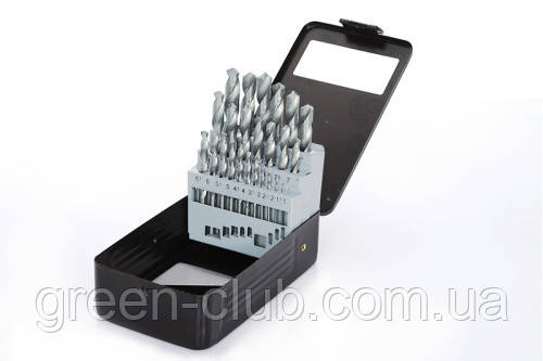 Набір свердел для металу Р6М5 метал бокс 1,0-10,0 мм 19 шт. APRO 810203, фото 1