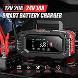 Зарядний пристрій для акумуляторів FPT-200 20A Lead-Acid LiFePo4 battery charger, фото 9