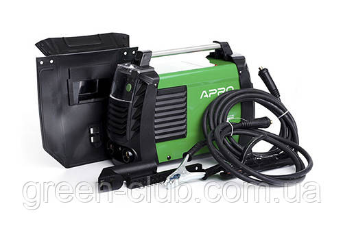 Зварювальний апарат інверторний APRO MMA-160 LV, ялин.5 мм, + набір кабелів 894513, фото 1