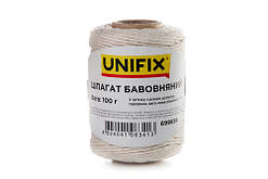 Шпагат бавовняний 100 г на втулці UNIFIX 699659