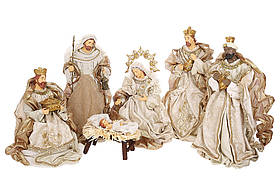 Різдвяний Вертеп (набір із 6-ти фігур), 40см