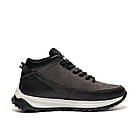 Чоловічі зимові шкіряні черевики Air Max Grey, фото 3