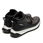 Чоловічі зимові шкіряні черевики Air Max Grey, фото 4