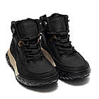 Чоловічі зимові шкіряні кросівки Timm Winter Black, фото 2