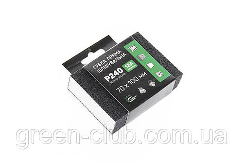 Губка шліфувальна APRO чотиристороння пряма P240 828099, фото 1