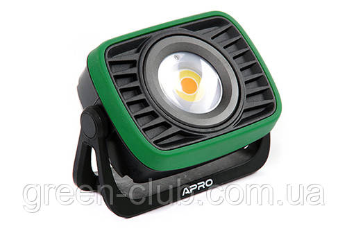 Прожектор світлодіодний акумуляторний 15 Вт 1500 Лм (2х21700 Li-ion 8000 мА·год) APRO 900522, фото 1