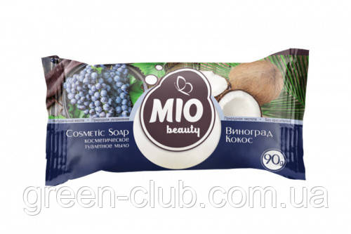 Мило туалетне тверде косметичне Виноград Кокос 90 г ТМ Mio Beauty 055578