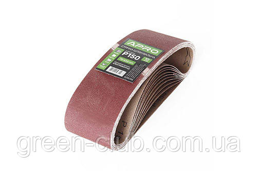 Стрічка шліфувальна нескінченна APRO P150 75×533 мм (10 шт.) 828056, фото 1