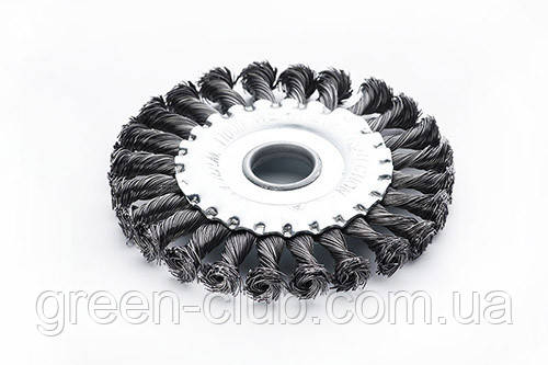 Щітка коло сталеві витки 125 мм (УШМ) APRO 830431, фото 1