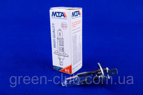 Лампа автомобільна H1 12 V 55 W P14.5S (ближна/даля, протитуманна) MTA 80115 HBC1, фото 1