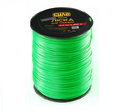 Волосінь для тримера 3,0 мм квадрат 300 м СИЛА 550159, фото 1