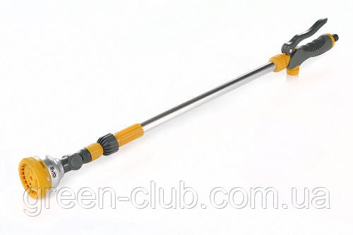 Пістолет-розпилювач телескопічний 75-110 см 9 режимів із регулюванням потоку. 551240, фото 1