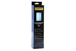 Клей стрижневий прозорий 11.0х300мм 1кг (34 шт) (коробок) UNIFIX 951459